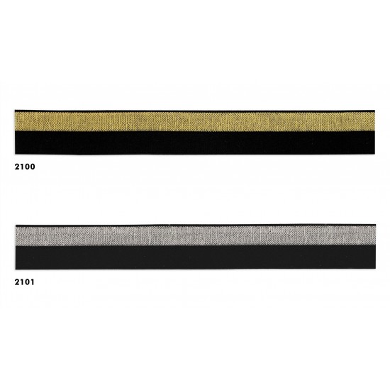 Elastic tape for edging