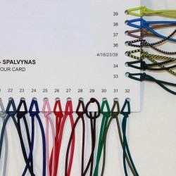Elastic cord colour card 2