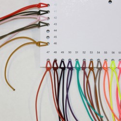 Elastic cord colour card 3