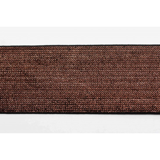 Belt elastic metallic efect