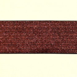 Belt elastic metallic efect