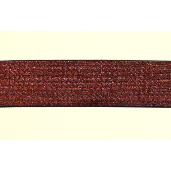 Belt elastic metallic efect