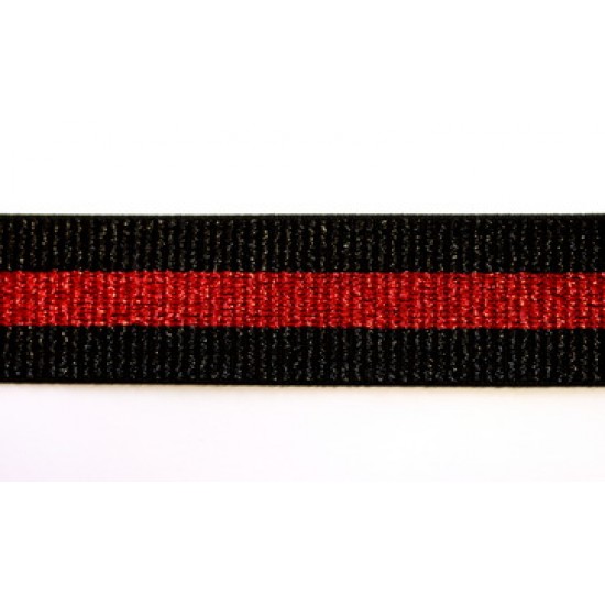 Belt elastic metallic efect