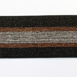 Belt elastic metallic efect
