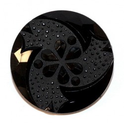 SHANK POLYESTER BUTTON flower