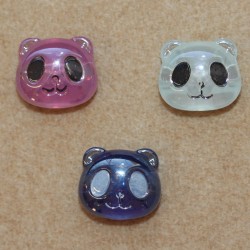 SHANK POLYESTER BUTTON PANDA