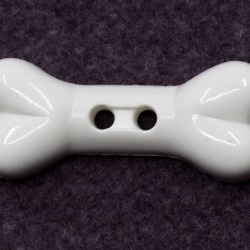 Coat button bone
