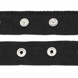 Snap ribbon cotton 2 parts