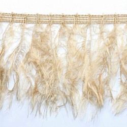 Feather imitation ribbon