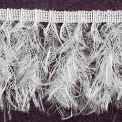Feather imitation ribbon