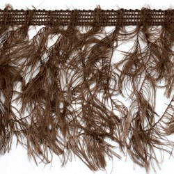 Feather imitation ribbon