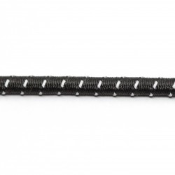 Elastic cord with reflective filament