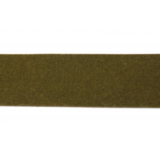 Leather imit. velvet ribbon