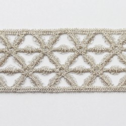 Lace metallic