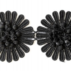 Guipure lace flowers polyester