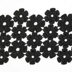 Guipure lace polyester flowers