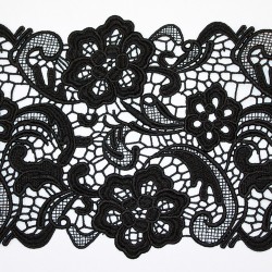 Guipure lace polyester flowers
