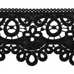 Guipure lace polyester