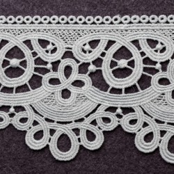 Guipure lace polyester