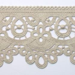 Guipure lace polyester