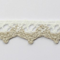Cotton + linen lace