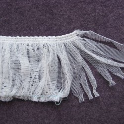 tulle fringe ribbon 