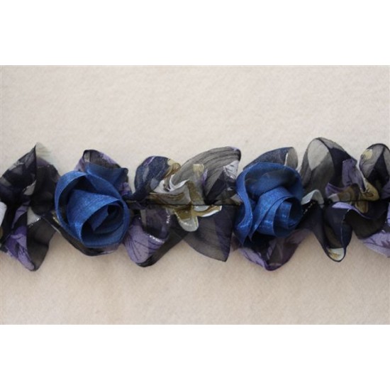 roses on elastic ribbon