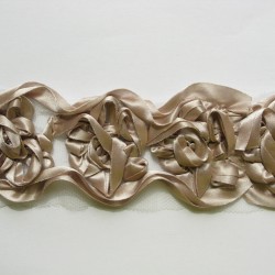 Ribbon satin rose