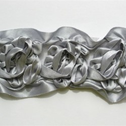 Ribbon satin roses