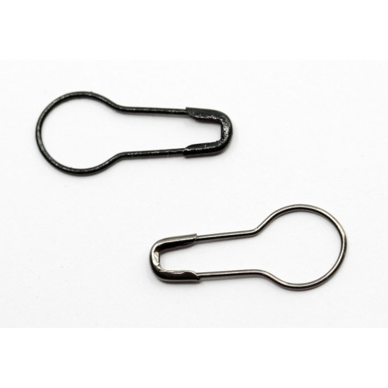 Safety pin metal round