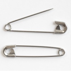 Safety pin metal