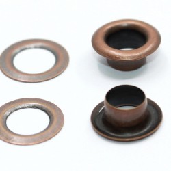 Eyelet set 2 parts 6 mm