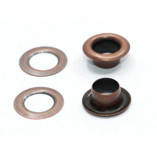 Eyelet set 2 parts 6 mm