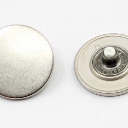 Jeans button cap flat 30 mm