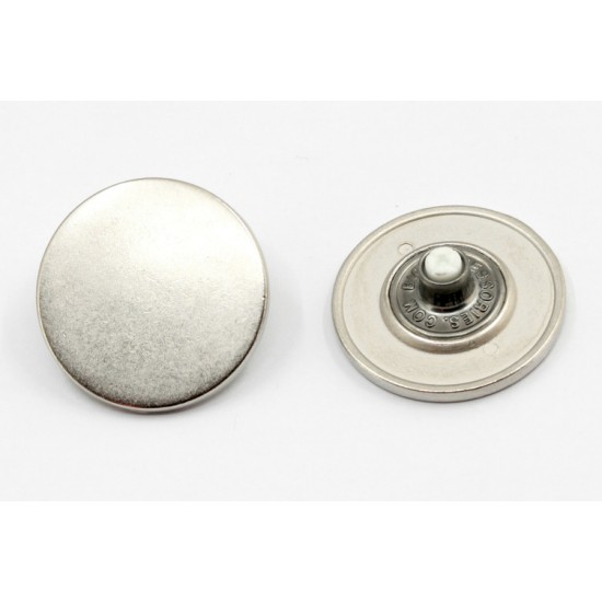 Jeans button cap flat 30 mm