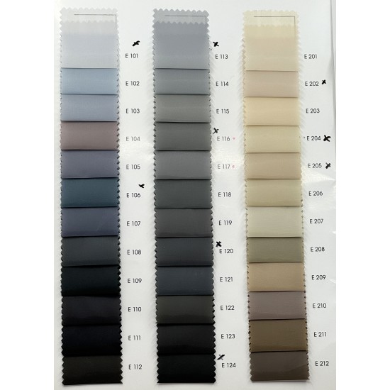Lining polyester color card 1